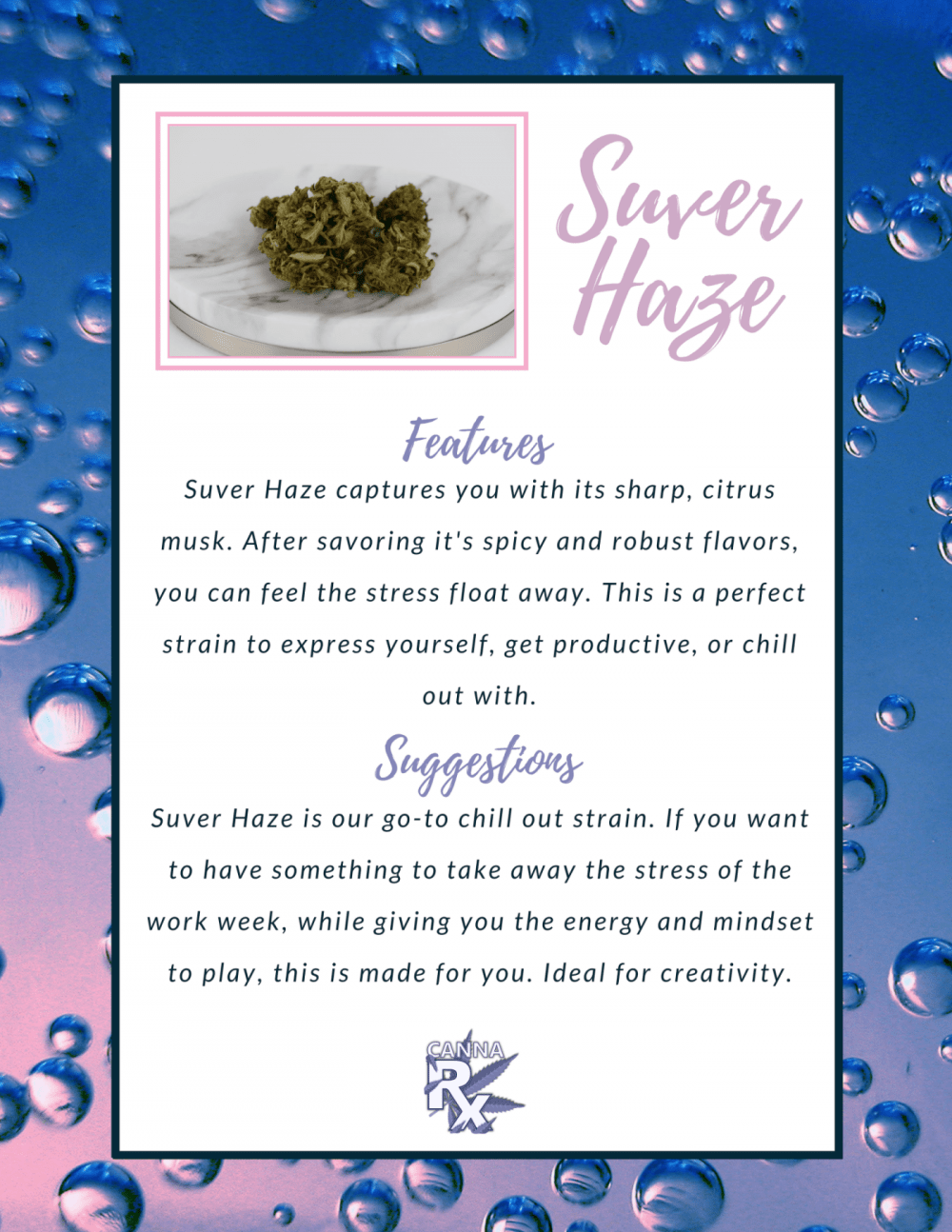 suver haze features