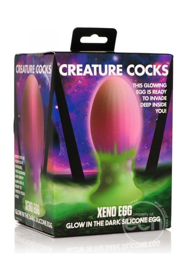 Creature Cocks Xeno Egg Glow in the Dark Silicone Egg
