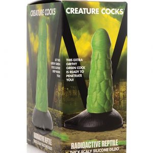 Creature Cocks Radioactive Reptile Thick Scaly Silicone Dildo
